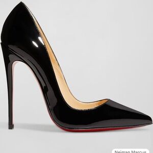 Christian Louboutin Black Patent Heels